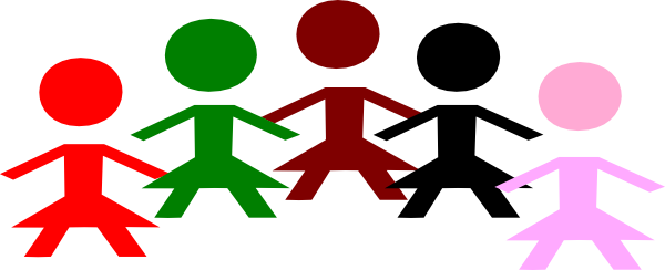 Group Of Girl Symbols Clip Art At Clker - Traffic Sign (600x244)