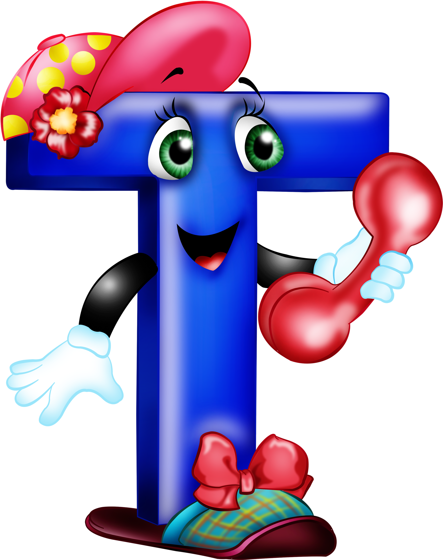 Векторный Клипарт Дети В Школе - Буква Т Пнг (1851x2322)