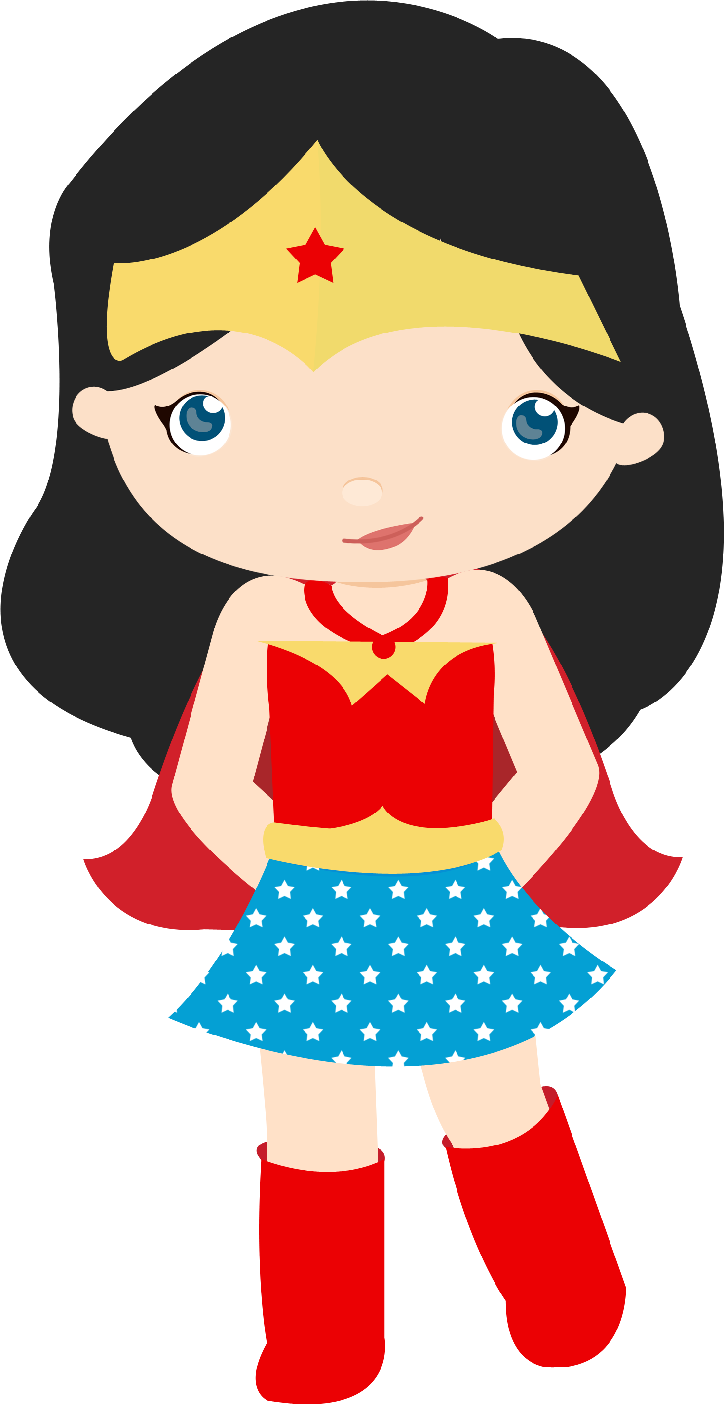 Aventuras De Una Super Mama - Girl Superhero Cupcake Toppers (2016x2998)