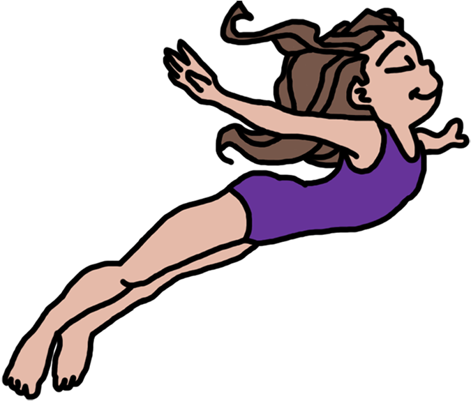 Fair Skin, Brown Hair, Purple Swimsuit, - Pool Party Invitations (1000x1000)