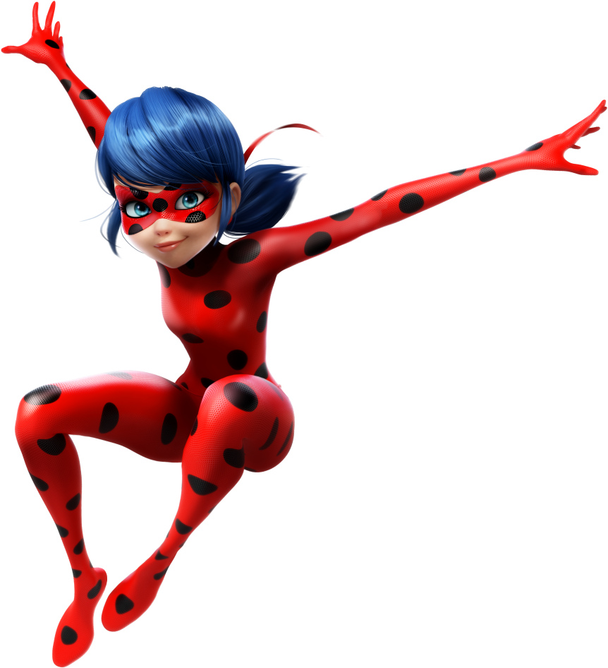 Miraculous Jumping - Miraculous Ladybug Ladybug Jumping (1024x1024)