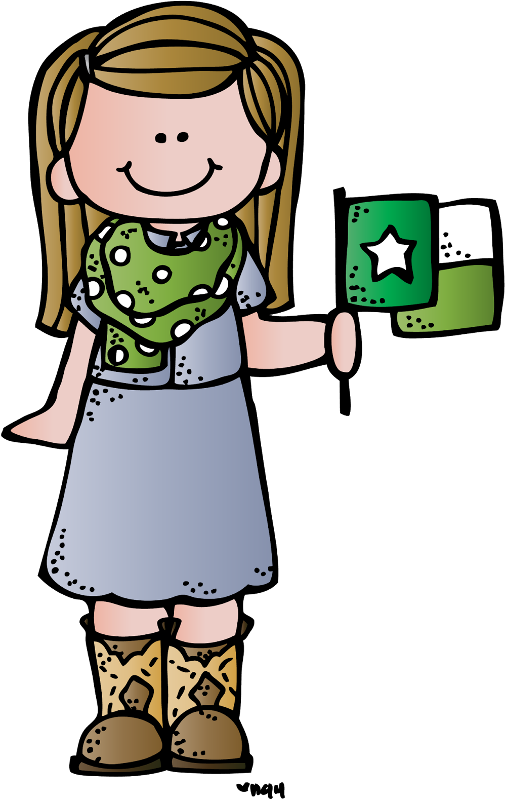 Unt Candrews Melonhead - Clip Art (997x1600)