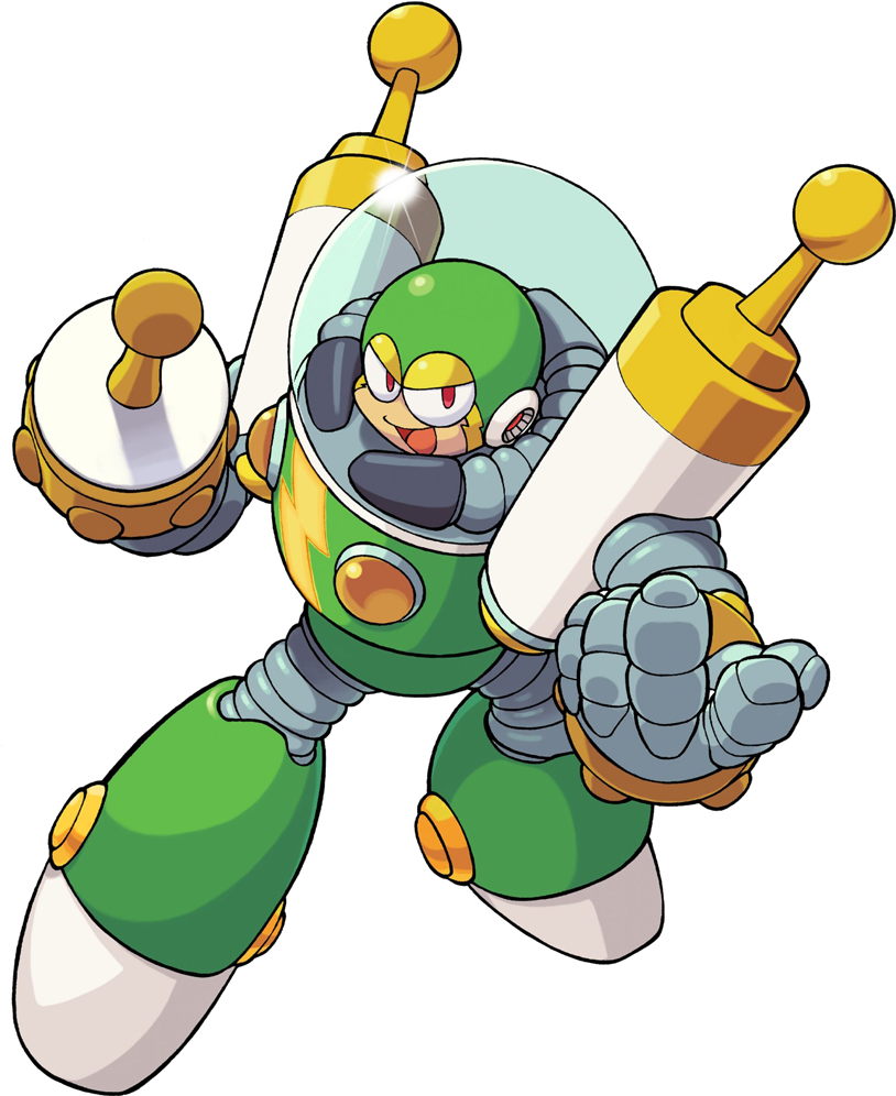 Dynamo Man - Megaman And Bass Ground Man (829x1005)