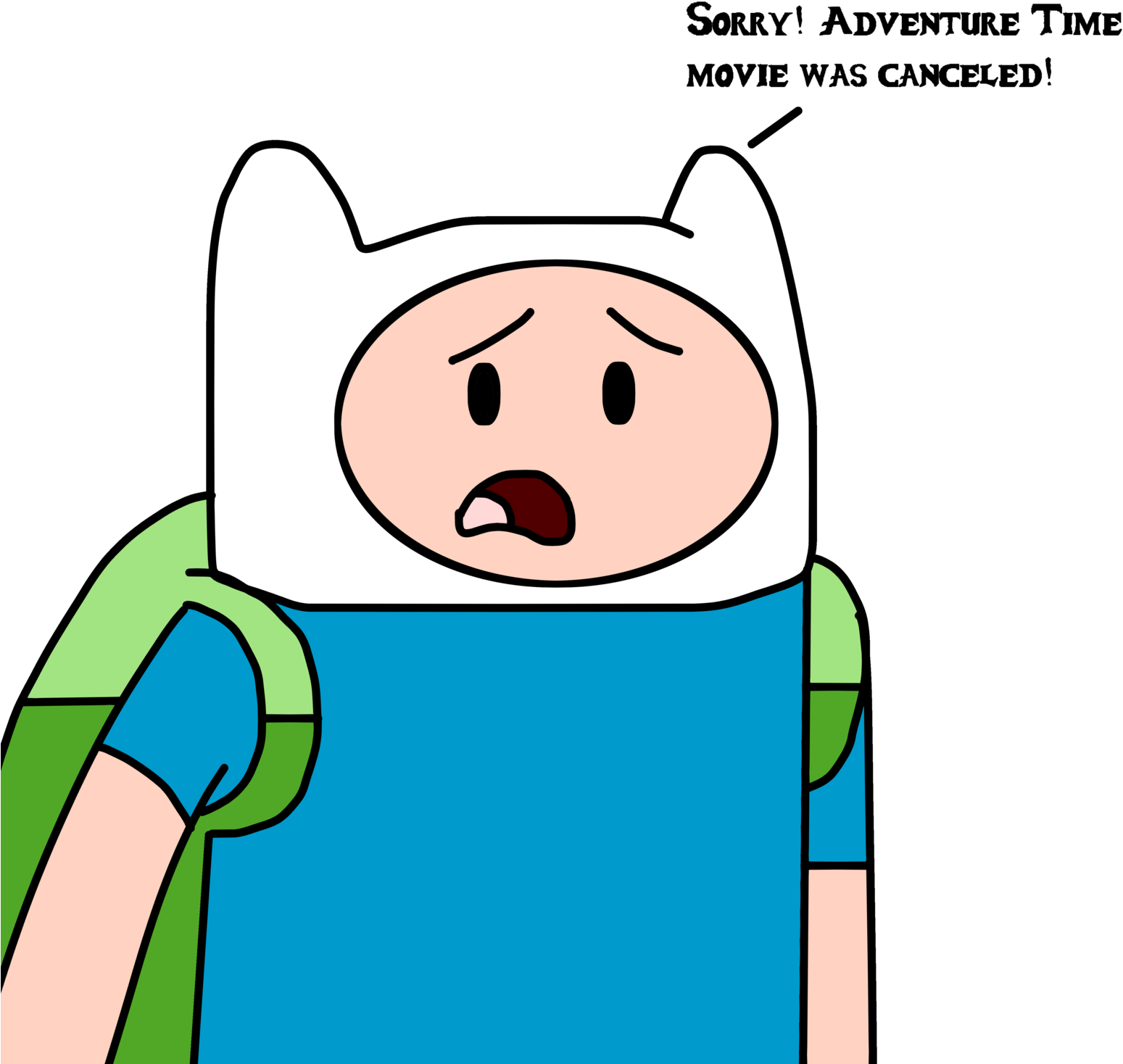 Finn Talks About Adventure Time Tv Movie By Marcospower1996 - Adventure Time Tv Movie (1600x1538)