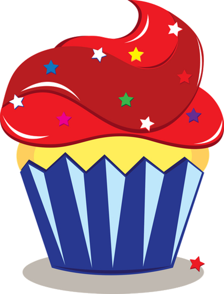 Review Of Drums, Girls, And Dangerous Pie By Jordan - 4th Of July Cupcakes Clipart (460x602)