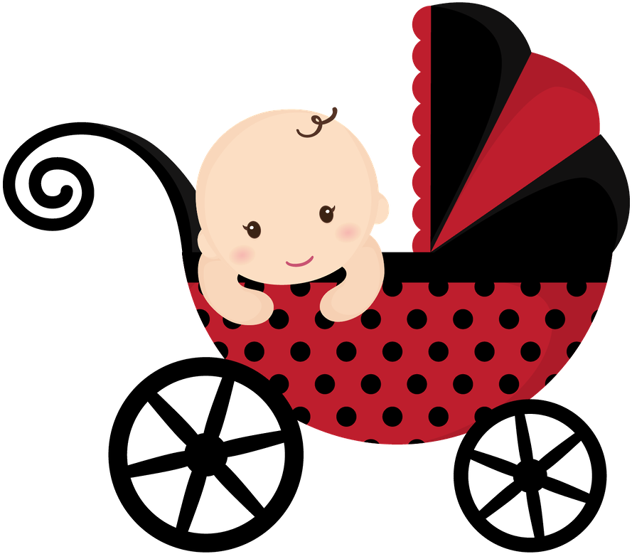 Baby Girl Newborn, Clipart Baby, Baby Cookies, Baby - Bee Baby Carriage Clip Art (900x900)