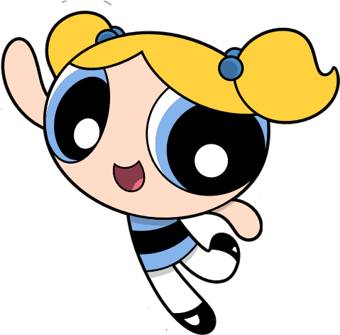 Powerpuff Girls Clipart Transparent - Powerpuff Girls 2016 Bubbles (504x478)