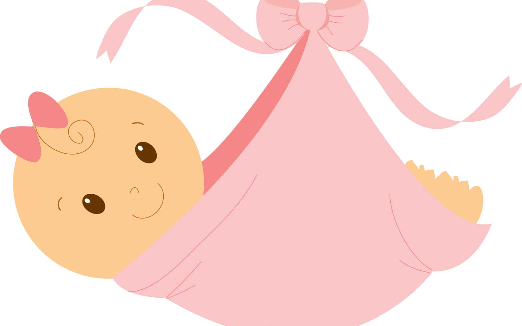 Footprint Clipart Baby Pacifier - Baby Girl Shower Clip Art (1680x1050)