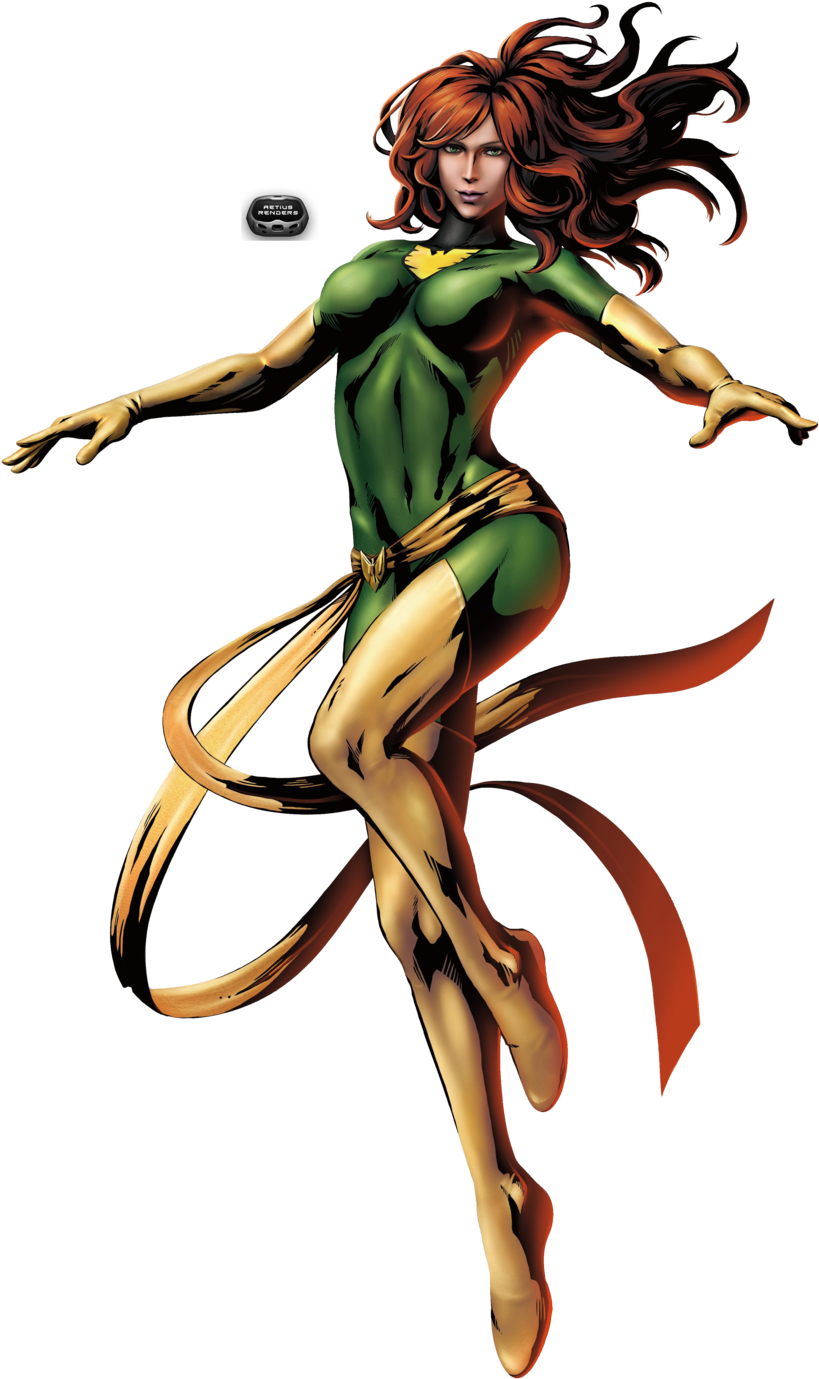 Marvel Clip Art Free Clipart - Phoenix Marvel Vs Capcom 3 (1024x1448)