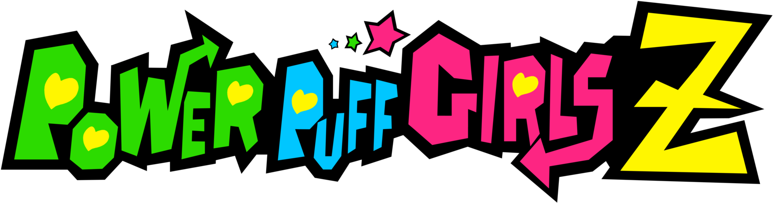 Image Power Puff Girls Z Logo Vector By Greenmachine987 - Powerpuff Girls Z Logo (1600x436)