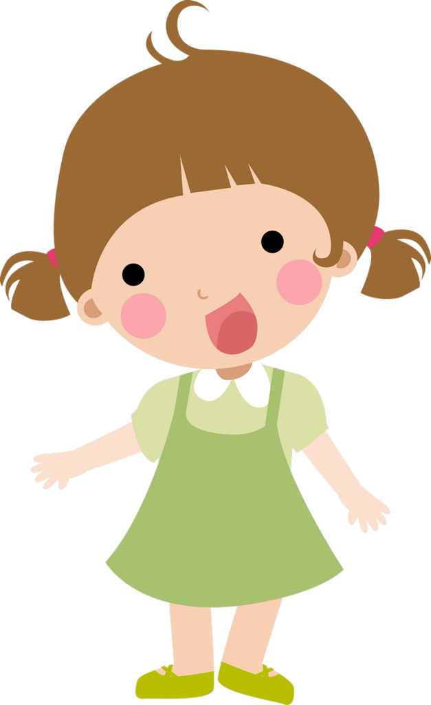 Family Clipart, Girl - Clipart Girl (627x1024)