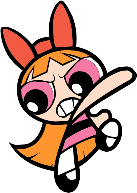 The Powerpuff Girls Clip Art - Powerpuff Girls Blossom (473x661)