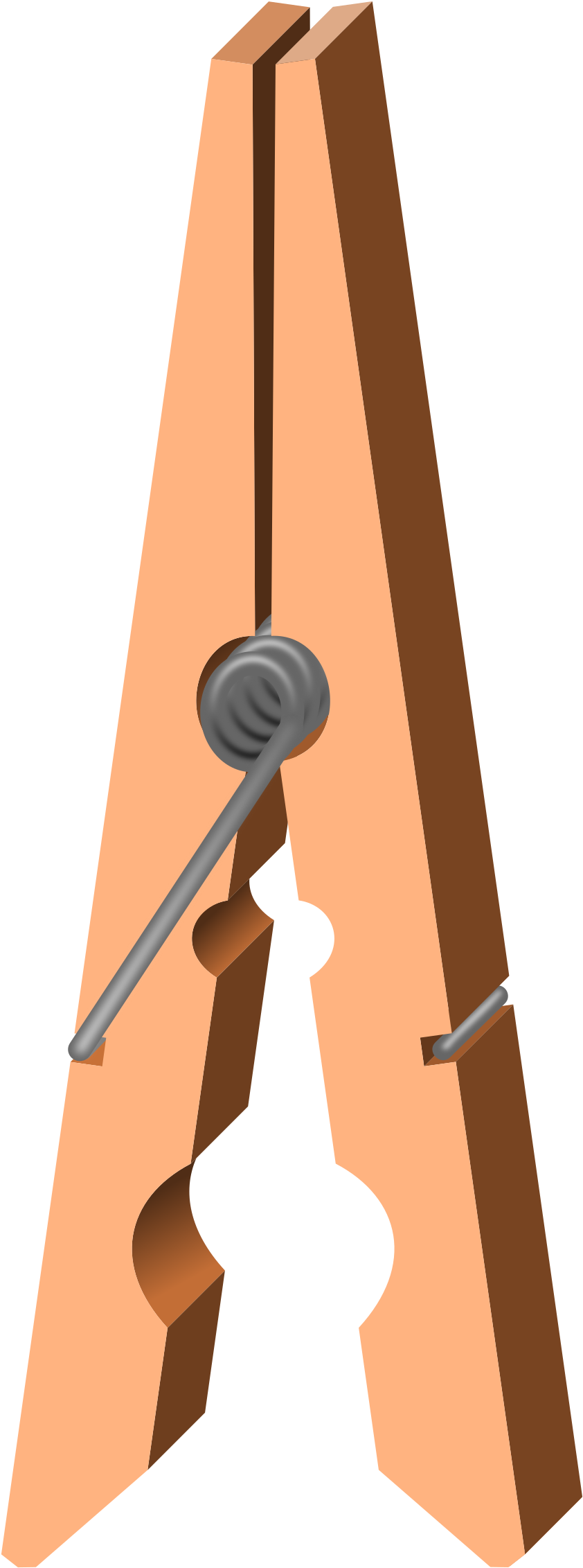 Clipart - Clothespin Clipart Png (979x2400)