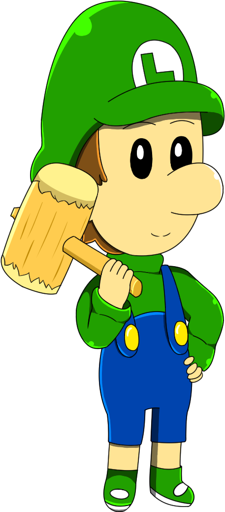 Young Luigi By Aurelio251 - Cartoon (646x1087)