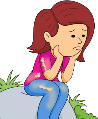 Reminiscence By Aarya Butolia, India, Is One Of The - Cartoon Poor Girl Png (429x475)