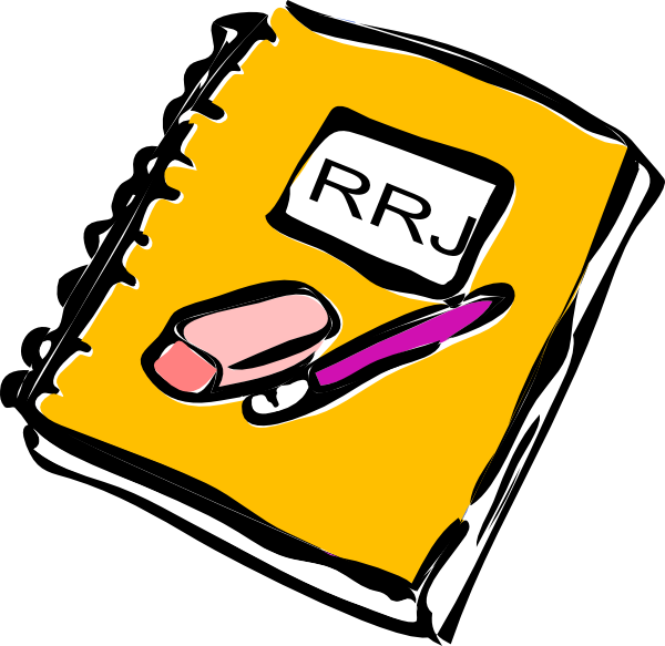 Reader Response Journal Clip Art At Clker - Let It Be Written (600x583)