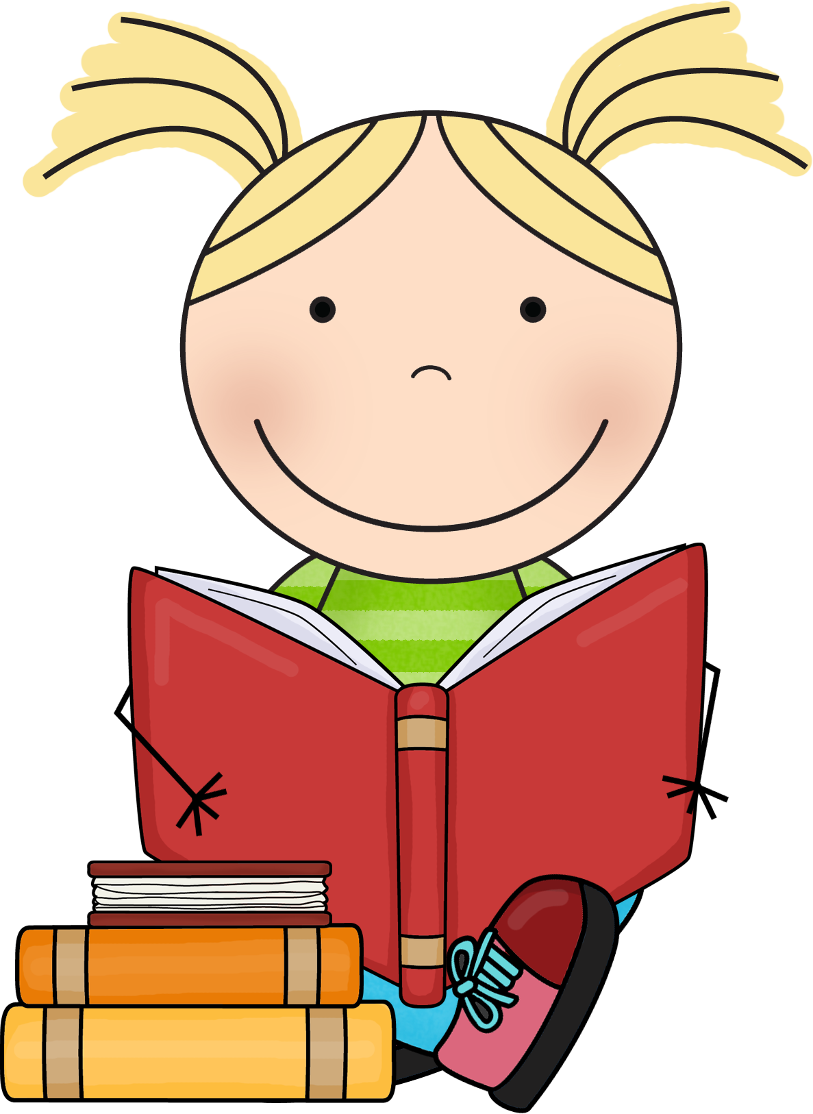 Speech Heart Clipart - Scrappin Doodles Reading Clipart (1187x1626)