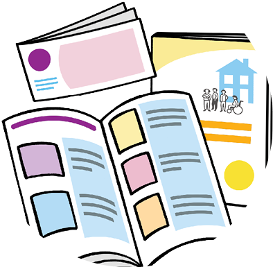 Easy Read - Resources - Human Made Resources For Use In Home (414x421)