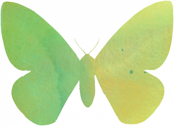 Butterfly Coloring Pages, Clip Art, And Bookmarks Savingmorethanme - Watercolor Painting (600x436)