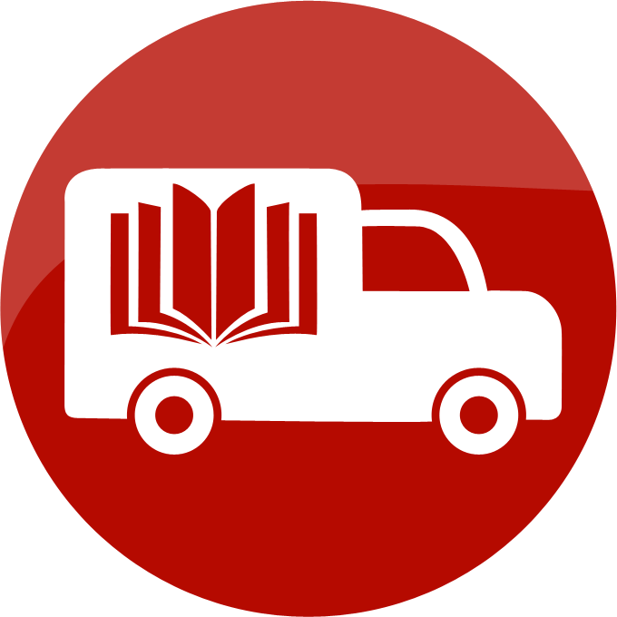 Red Book Clip Art - Book Truck Logo (680x680)