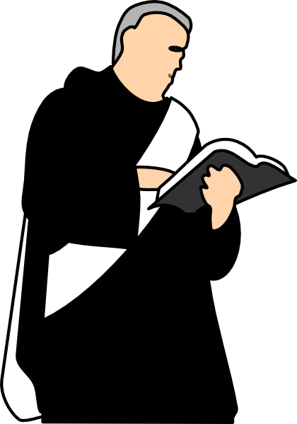 Priest Clip Art At Clker - Priest Clipart Png (420x599)