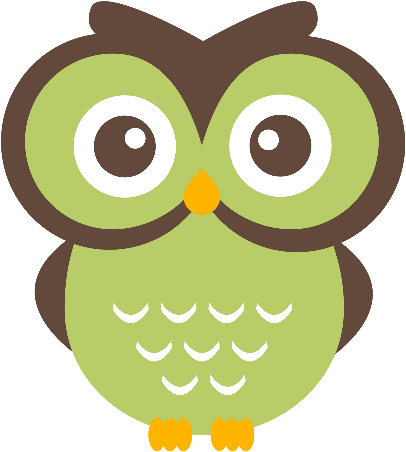 Meet My New Kindergarten Friends - Cute Owl Clip Art (1443x1600)