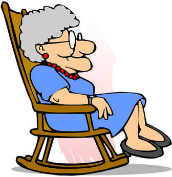 Old Lady Rocking Chair Gif (400x373)