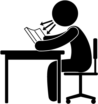 School And Study - Desk Silhouette (640x480)