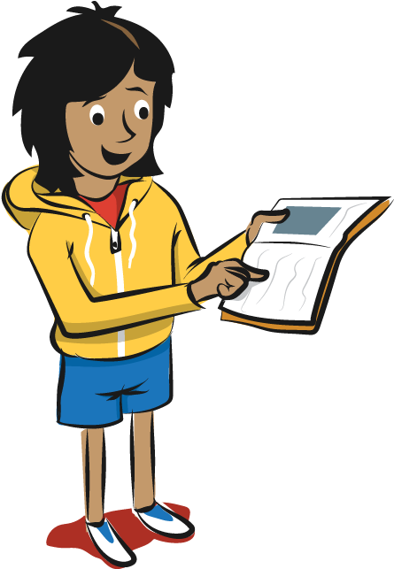 What Is Book Trust And Angel's Journey - Cartoon (452x682)