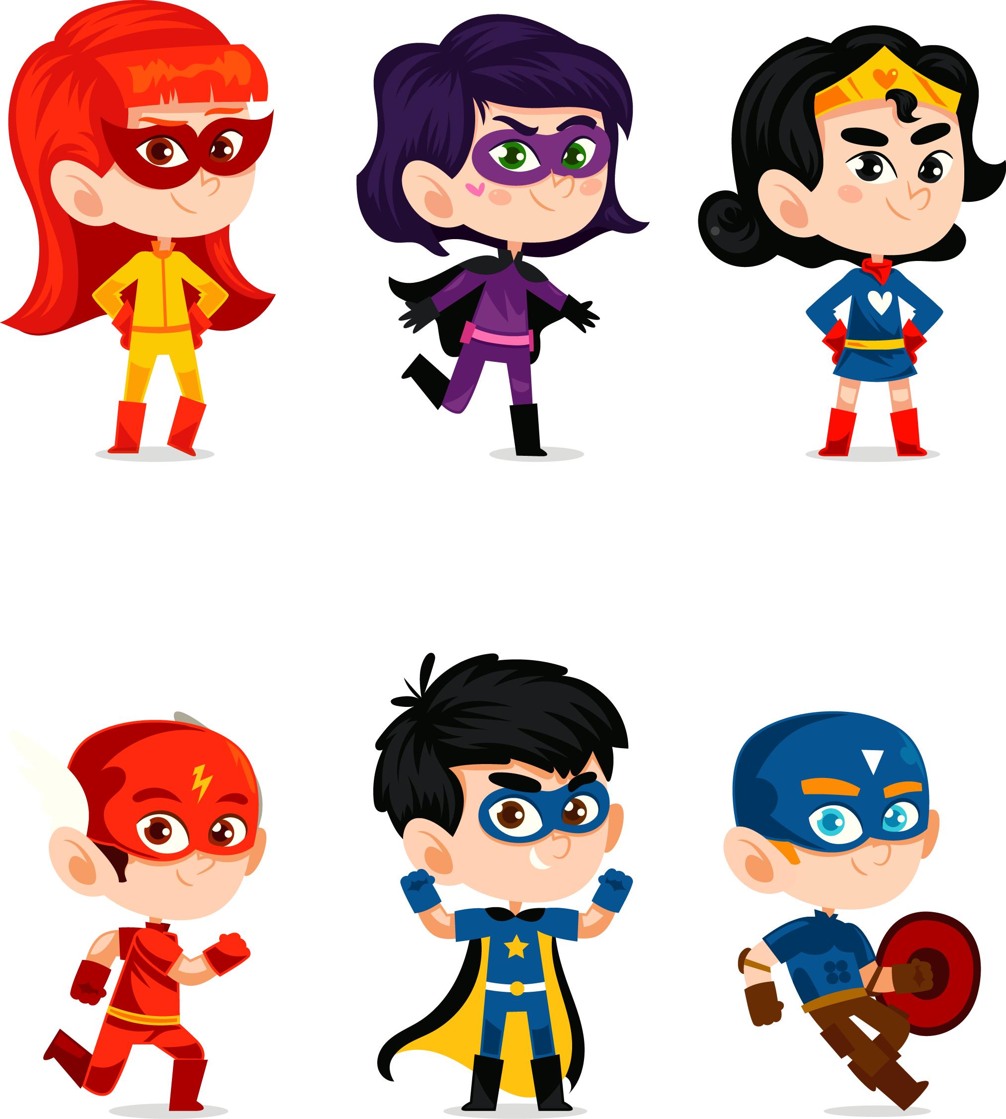 Clark Kent Superhero Cartoon Clip Art - Sdgs Kids Avengers (2024x2251)