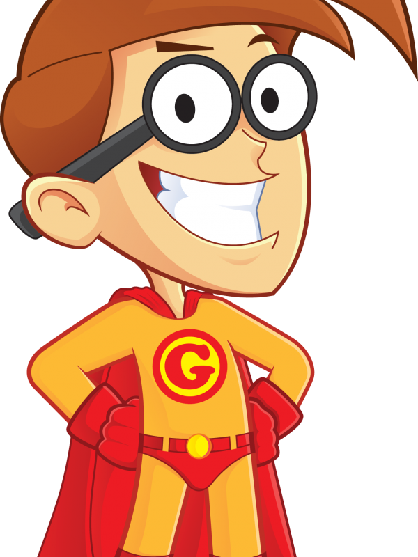 Free Superhero Nerd Geek People High Resolution Clip - Simple Logic Crossword Puzzles (600x800)