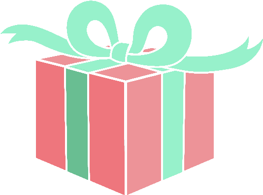Comics & Graphic Novels For Non-readers - Gift Clipart Black And White (600x400)