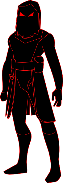 Shadow Clipart Man Shadow - Shadow Man Clipart (204x595)