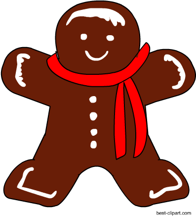 Free Gingerbread Man Clip Art - Gingerbread Man (450x450)