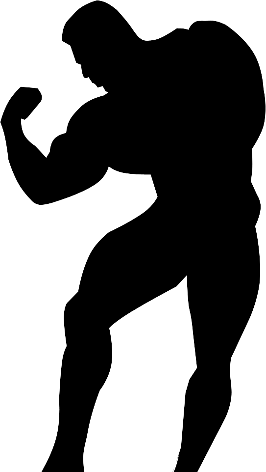 Bodybuilder Man Clipart - Bodybuilding (543x961)