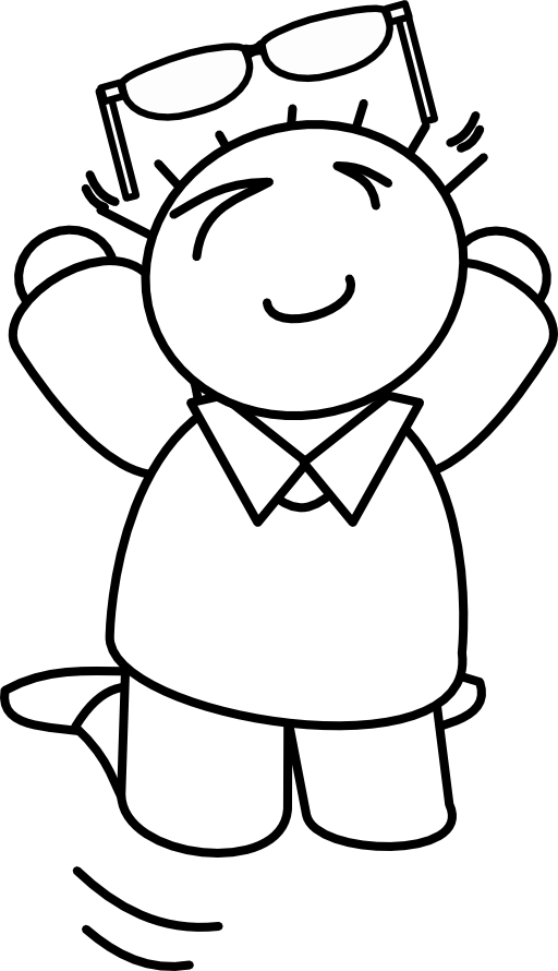 Jump Clipart - Jump Black And White (512x890)