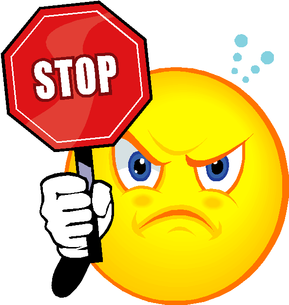 Stop Clipart Angry - Stay Safe Online Gifs (620x655)