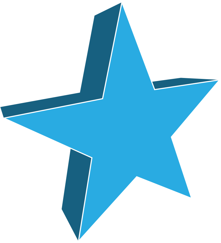 Free 3d Star - Star Logo 3d Png (800x800)