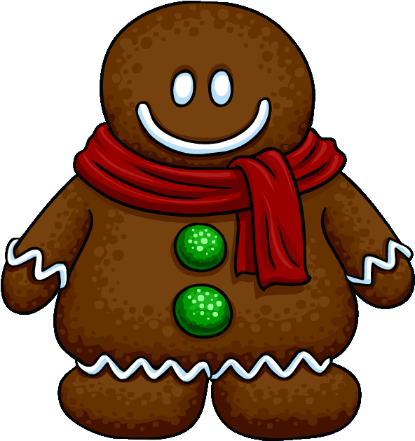 Gingerbread Cookie Costume Club Penguin Wiki Fandom - Gingerbread Png (666x645)