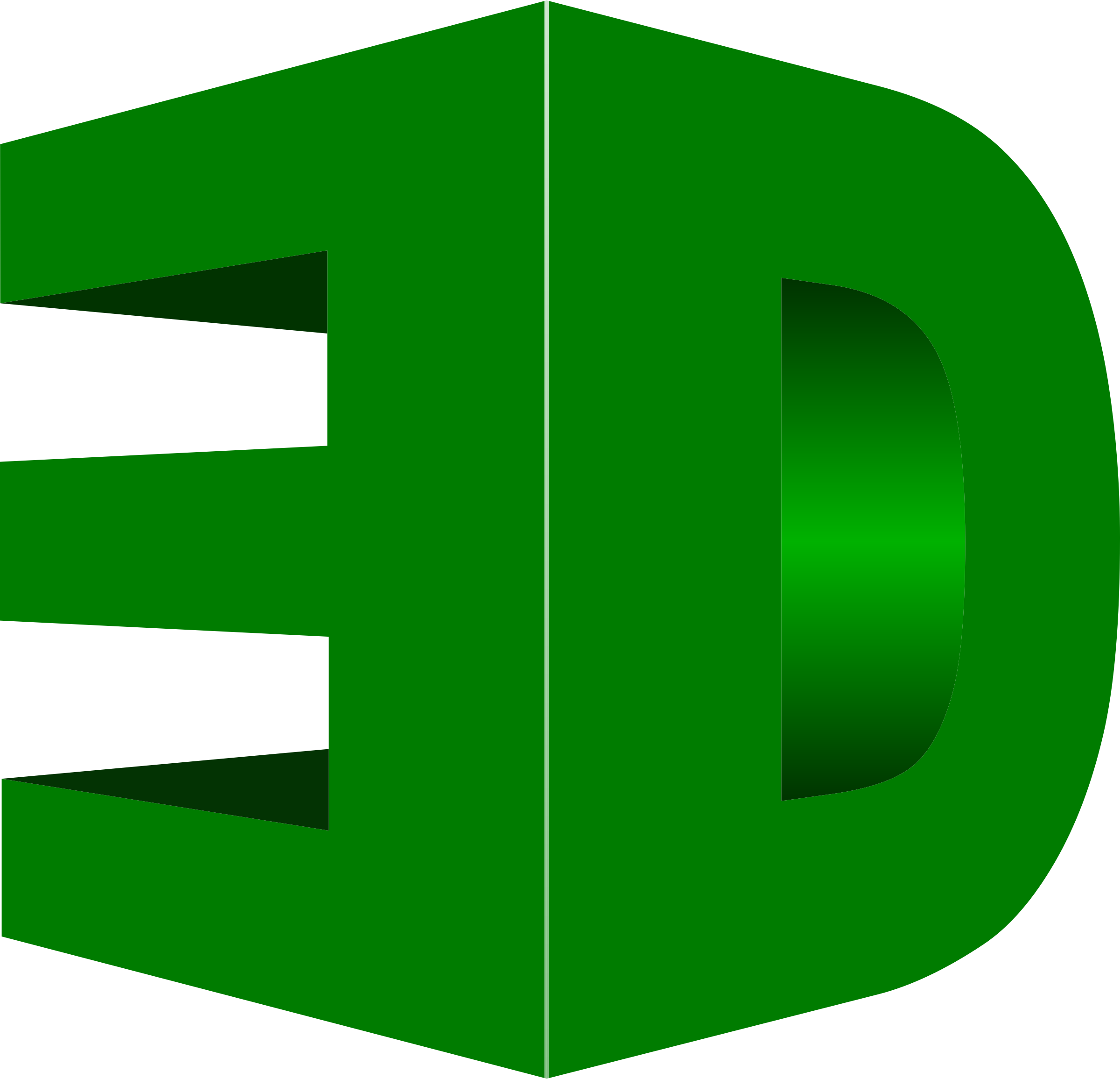 Free 3d - Green Logo Png 3d (2400x2310)