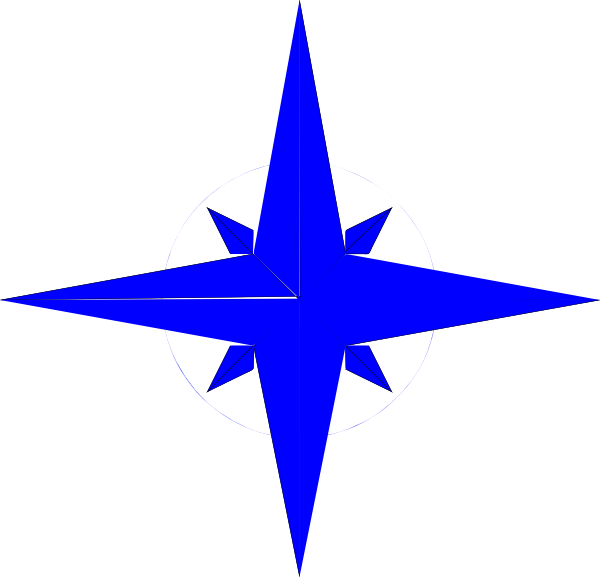 North Star Clipart - Manger Silhouette (600x577)