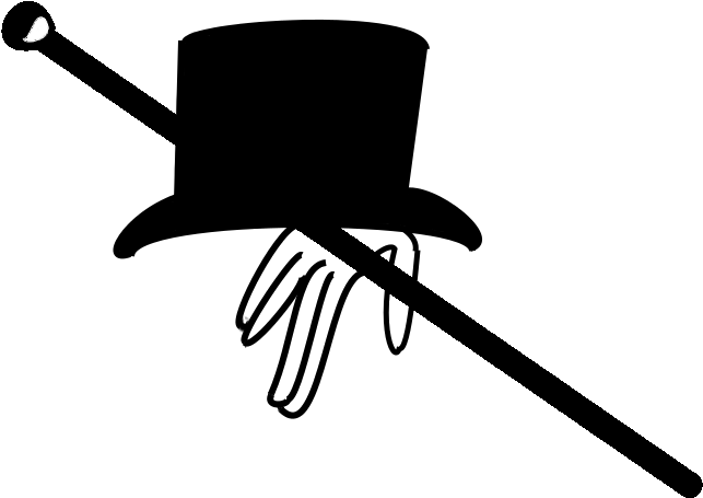 Pontoon Boat Clip Art - Top Hat (950x762)