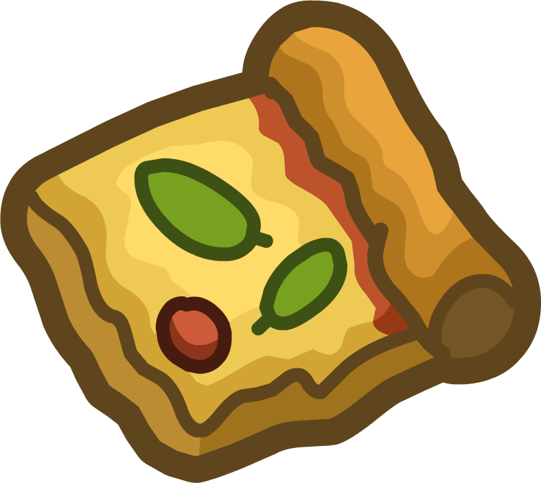 Pizza Yellow Pages - Club Penguin Pizza Emote (788x704)