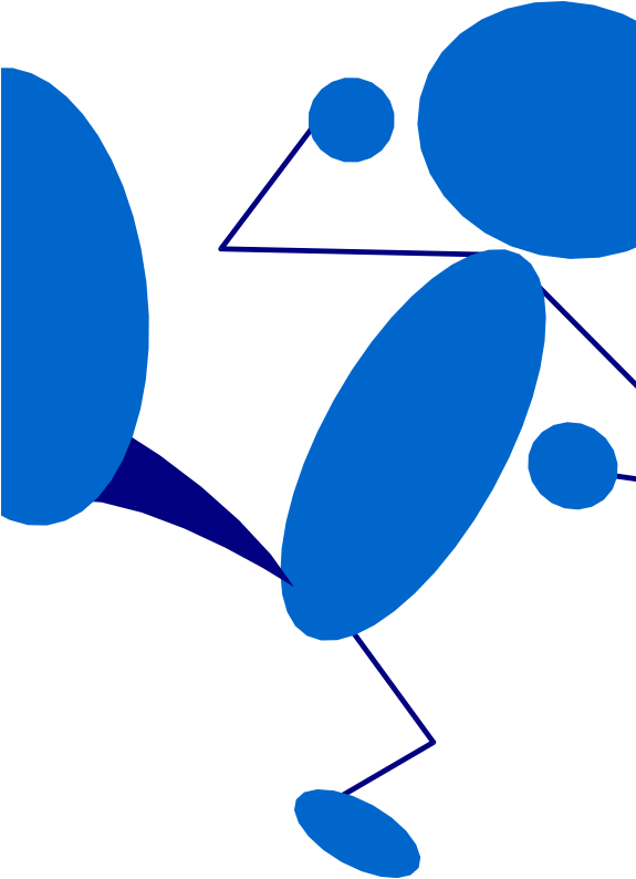 Free Blueman 306 - Kicking Clip Art (574x800)