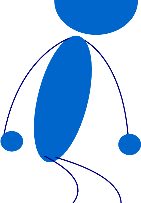 Free Blueman 105 - Stick Figure (574x800)