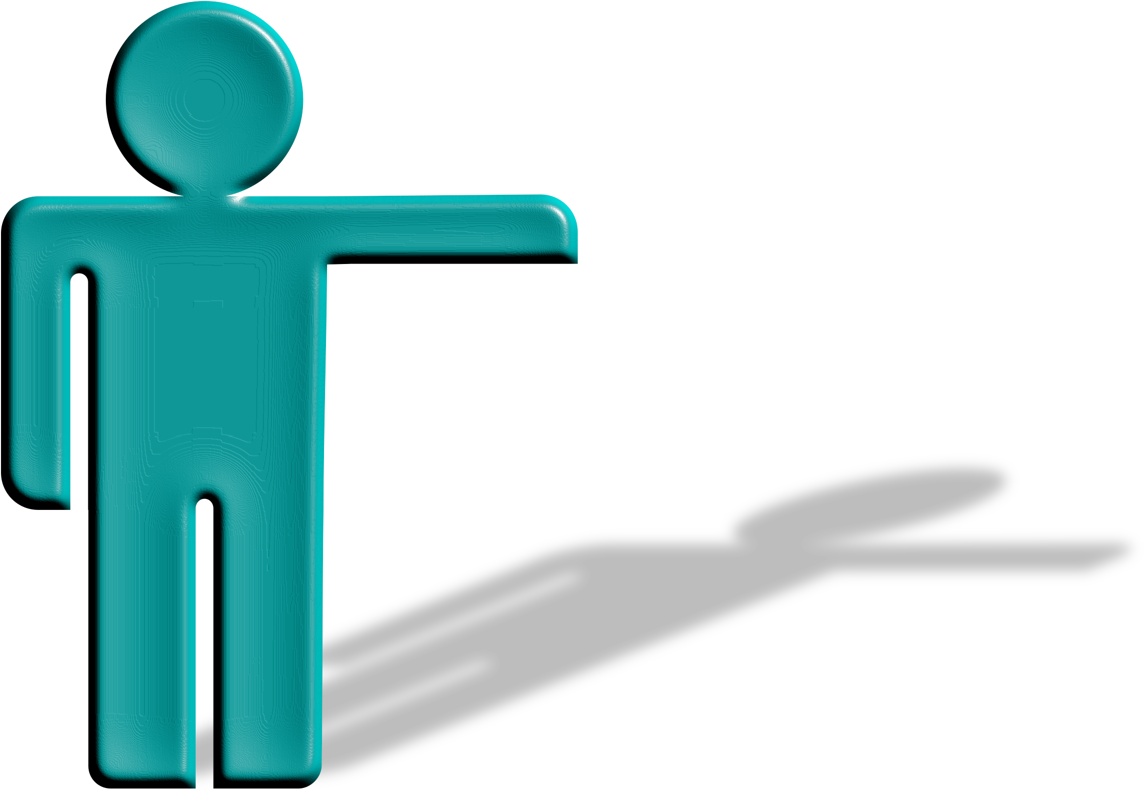 Shaow Clipart Man Shadow - Shadow Man (2400x1883)