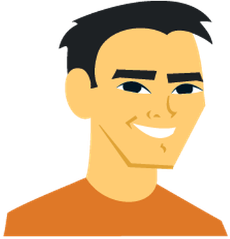 Cartoon Avatar Portrait Of Man - Avatar Icon (447x399)