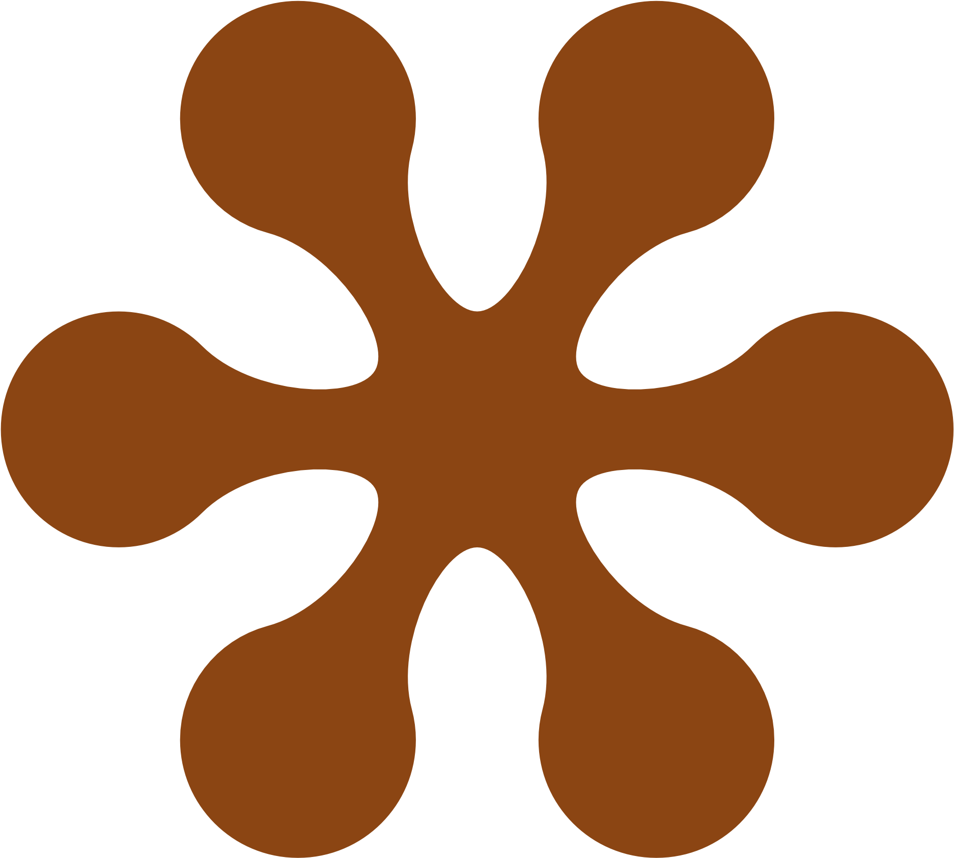 Chocolate Brown Clipart - Trolls Flower Transparent Background (1969x1952)