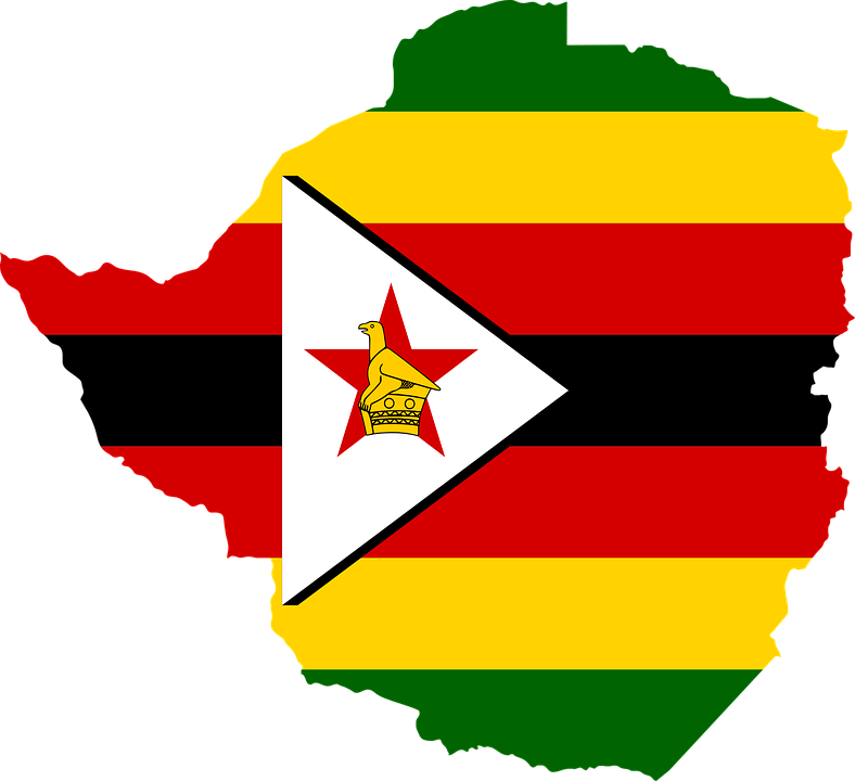 Zimbabwe Flag Map (788x720)