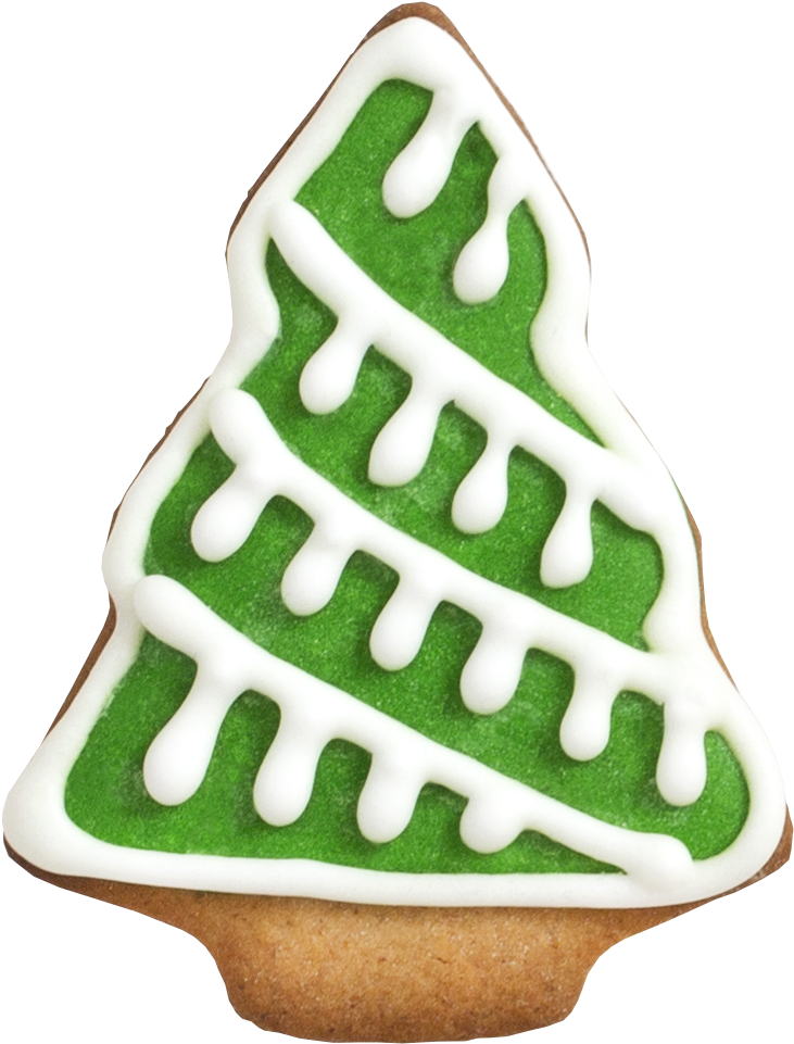 Peppermint And Candy Cakes Tree Cookie - Tree (799x1070)